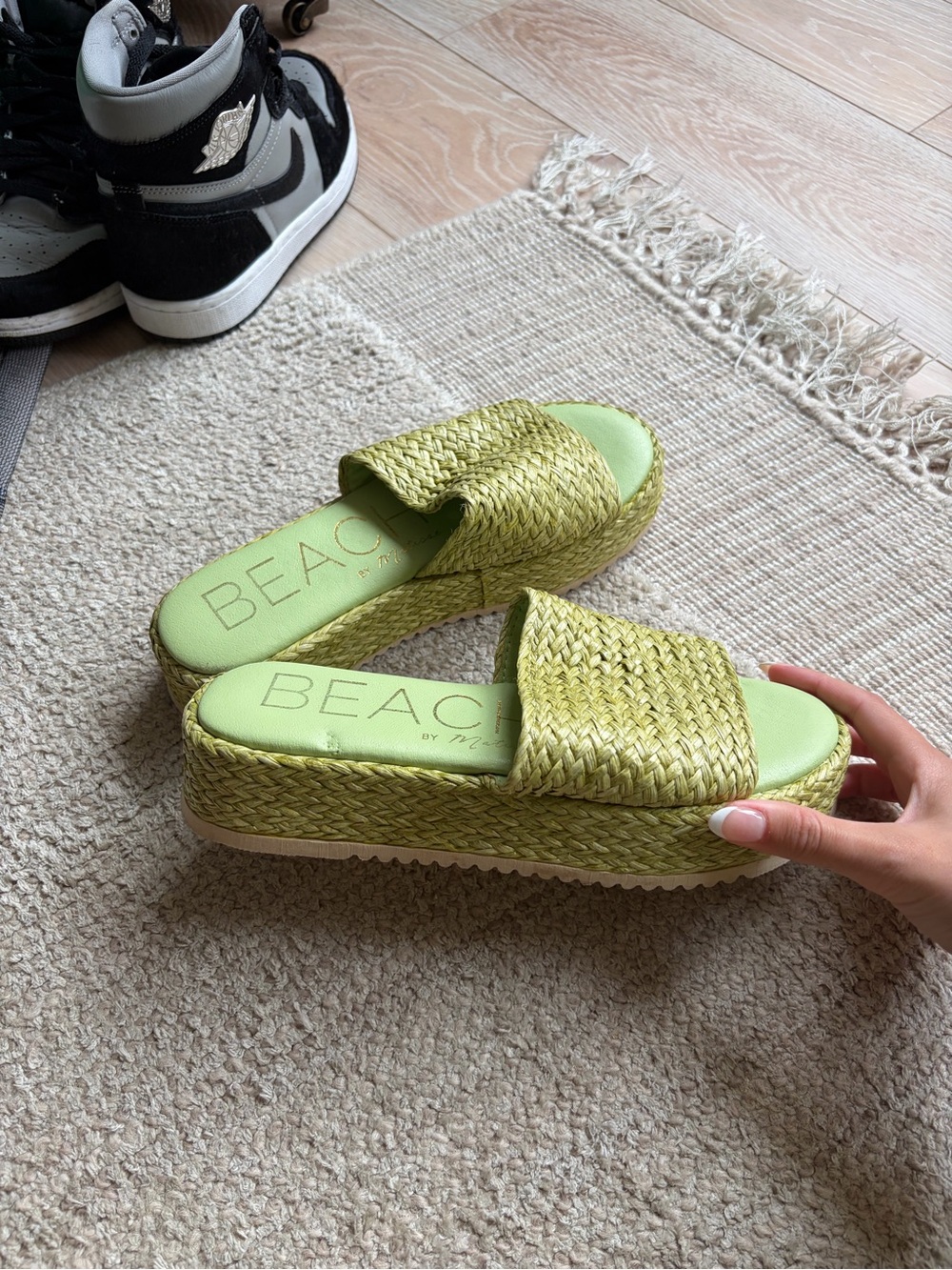Basket weave Wedges